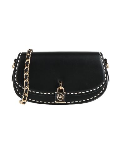 Michael Michael Kors Woman Cross-body Bag Black Size - Cow Leather In Black