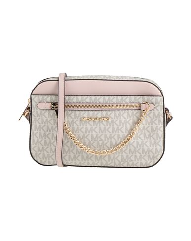 Michael Michael Kors Woman Cross-body Bag Off White Size - Textile Fibers In White