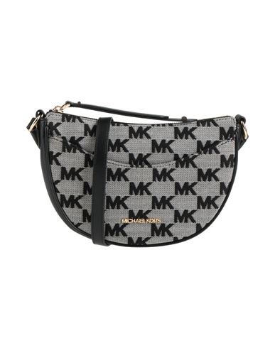 Michael Michael Kors Woman Cross-body Bag Black Size - Textile Fibers, Leather In Black