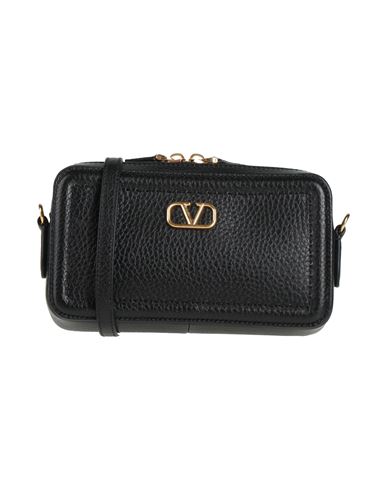 Valentino Garavani Woman Cross-body Bag Black Size - Leather In Black