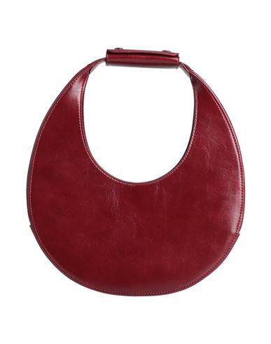Staud Woman Handbag Burgundy Size - Leather In Red