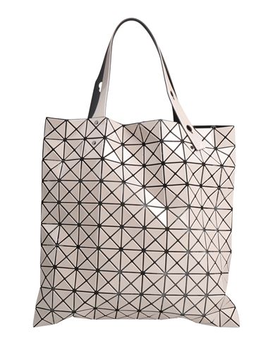 Bao Bao Issey Miyake Woman Handbag Light Grey Size - Rubber, Textile Fibers In Gray