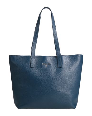Patrizia Pepe Woman Handbag Blue Size - Leather In Blue