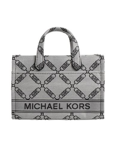 Michael Michael Kors Woman Handbag Grey Size - Textile Fibers In Gray
