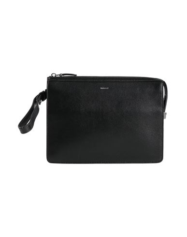 Bally Man Handbag Black Size - Leather In Black