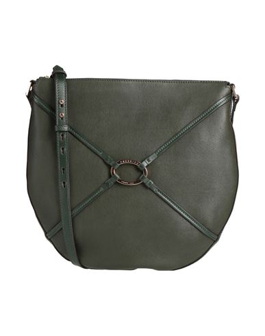 The Bridge Woman Cross-body Bag Dark Green Size - Leather In Green
