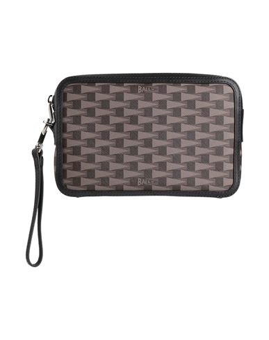 Bally Man Handbag Dark Brown Size - Leather In Brown