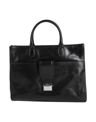 The Bridge Woman Handbag Black Size - Leather In Orange