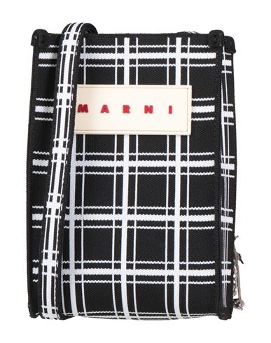 Marni Woman Cross-body Bag Black Size - Polyester, Polyurethane, Zinc, Aluminum, Copper