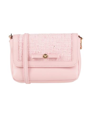 Versace Young Toddler Girl Cross-body Bag Pink Size - Calfskin, Cotton, Polyamide, Viscose In Pink