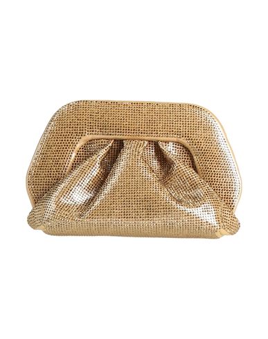 Themoirè Woman Handbag Gold Size - Textile Fibers