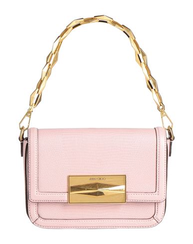 Jimmy Choo Woman Handbag Light Pink Size - Leather