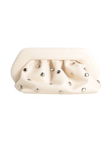 Themoirè Woman Handbag Cream Size - Textile Fibers In White
