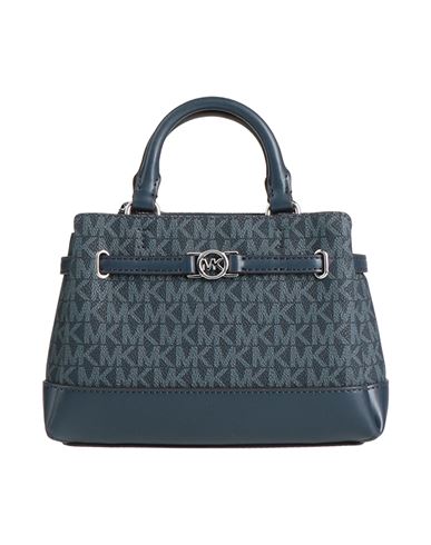Michael Michael Kors Woman Handbag Navy Size - Textile Fibers In Blue