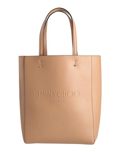 Jimmy Choo Woman Handbag Light Brown Size - Calfskin In Sand