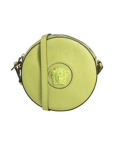 Versace Woman Cross-body Bag Light Green Size - Calfskin In Green