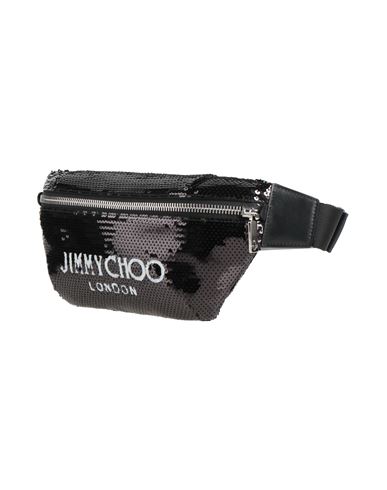 Jimmy Choo Woman Belt Bag Black Size - Textile Fibers In Black