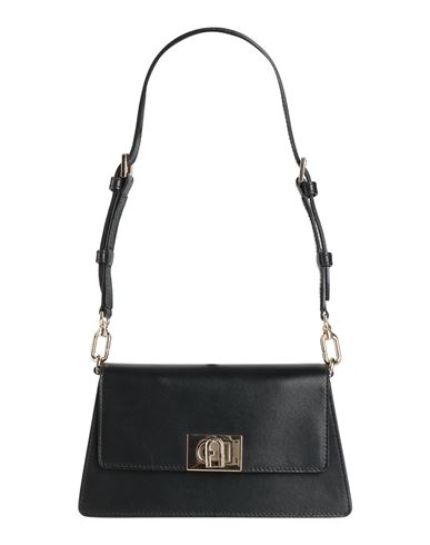 Furla Woman Shoulder Bag Black Size - Leather In Black