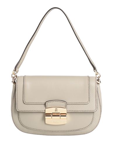 Furla Woman Handbag Grey Size - Leather In Neutral