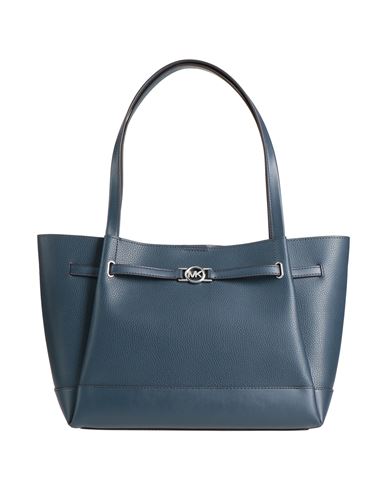 Michael Michael Kors Woman Handbag Blue Size - Leather In Blue