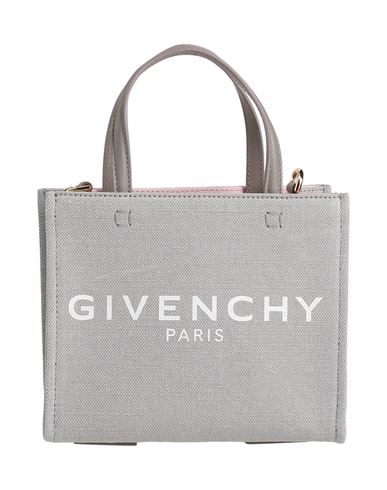 Givenchy Woman Handbag Grey Size - Cotton, Linen, Polyurethane In Gray