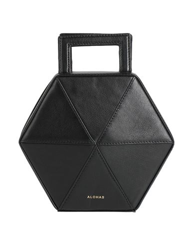 Alohas Woman Handbag Black Size - Cow Leather