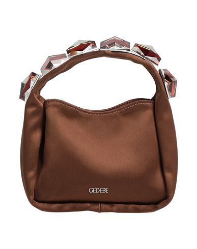 Gedebe Woman Handbag Brown Size - Textile Fibers In Brown