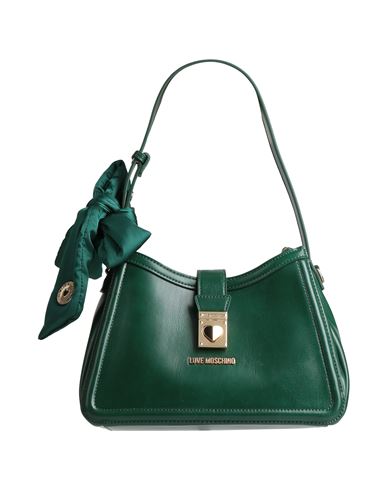 Love Moschino Woman Handbag Green Size - Polyurethane In Green