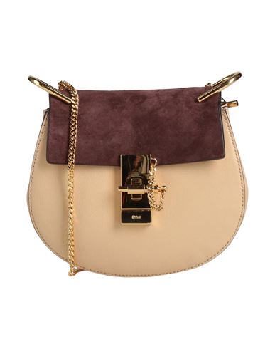 Chloé Woman Cross-body Bag Sand Size - Goat Skin In Sand