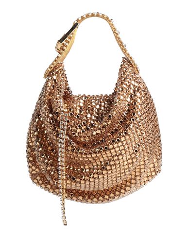 Gedebe Woman Handbag Camel Size - Textile Fibers In Sand