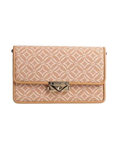 Michael Michael Kors Woman Handbag Brown Size - Cotton, Polyester In Brown