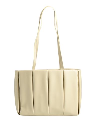 Themoirè Woman Shoulder Bag Beige Size - Bio-based Polyurethane In Neutral
