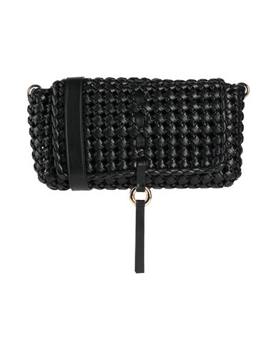 Themoirè Woman Cross-body Bag Black Size - Textile Fibers In Black