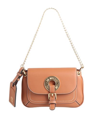 Love Moschino Woman Handbag Tan Size - Textile Fibers In Brown