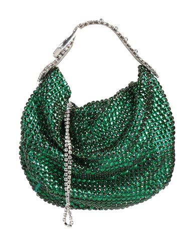 Gedebe Woman Handbag Emerald Green Size - Textile Fibers In Green