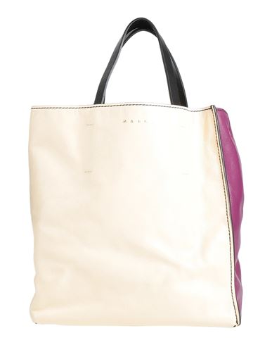 Marni Woman Handbag Ivory Size - Leather In White