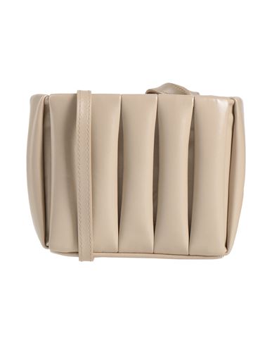 Themoirè Woman Cross-body Bag Beige Size - Polyurethane In Sand