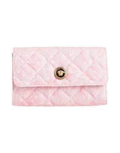 Versace Woman Handbag Pink Size - Polyamide, Cotton, Polyester