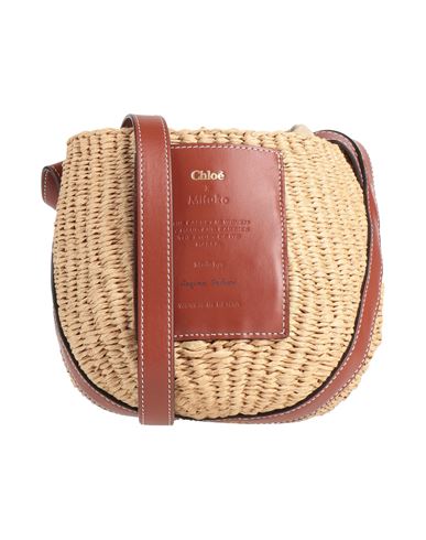 Chloé Woman Cross-body Bag Sand Size - Calfskin, Paper In Brown