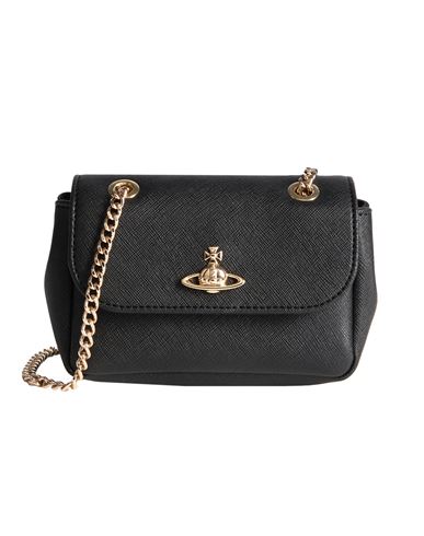 Vivienne Westwood Woman Shoulder Bag Black Size - Polyurethane, Cotton