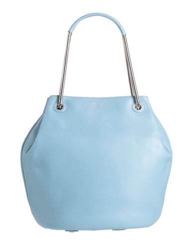Myriam Schaefer Woman Handbag Light Blue Size - Leather In Blue