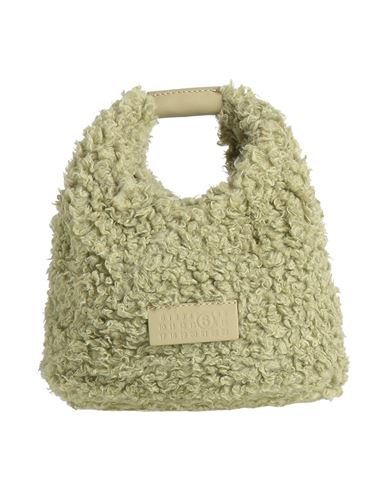 Mm6 Maison Margiela Woman Handbag Military Green Size - Polyester, Acrylic In Green