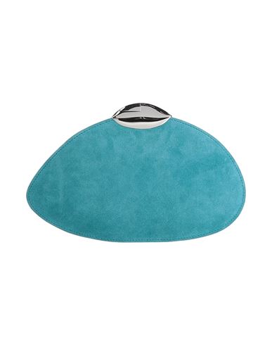 Benedetta Bruzziches Woman Handbag Green Size - Leather In Blue