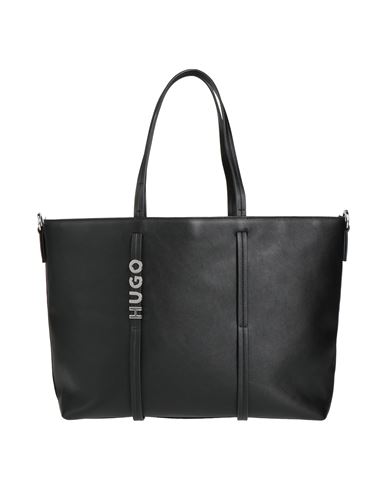 Hugo Boss Boss Woman Handbag Black Size - Recycled Polyurethane, Polyester, Polyurethane In Black