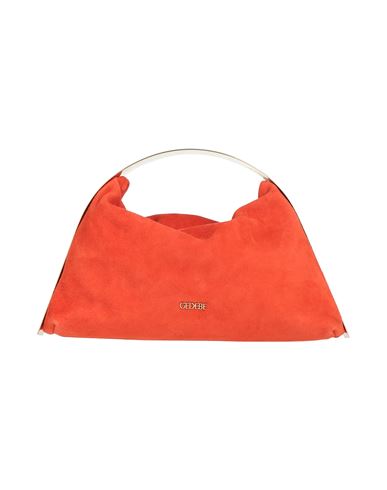 Gedebe Woman Handbag Orange Size - Leather In Orange