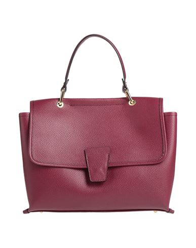 Laura Di Maggio Woman Handbag Burgundy Size - Leather In Red