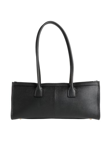 Laura Di Maggio Woman Shoulder Bag Black Size - Leather In Black