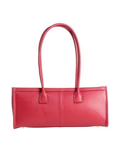 Laura Di Maggio Woman Shoulder Bag Burgundy Size - Leather In Red