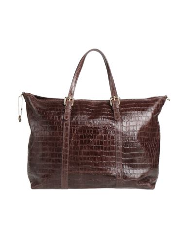 Laura Di Maggio Woman Handbag Dark Brown Size - Leather In Brown
