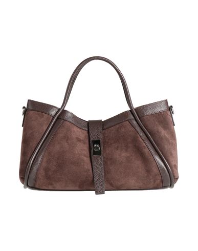 Laura Di Maggio Woman Handbag Chocolate Brown Size - Leather In Brown